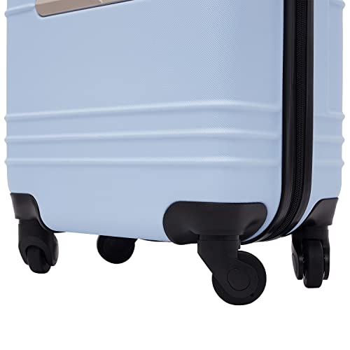 Travelers Club 22" Richmond Spinner Carry-On Luggage, Blue - color: Blue