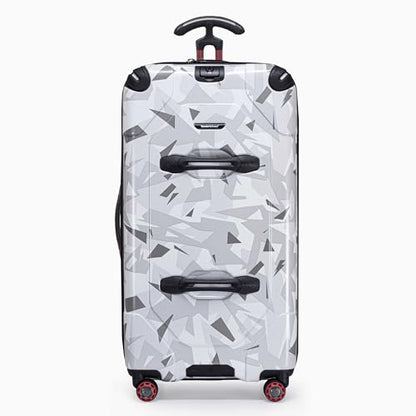Traveler's Choice Maxporter II Polycarbonate Hardside Trunk with Spinner Wheels, White Camo, 31-Inch Large Trunk - color: White Camo, size: 31-inch Large Trunk