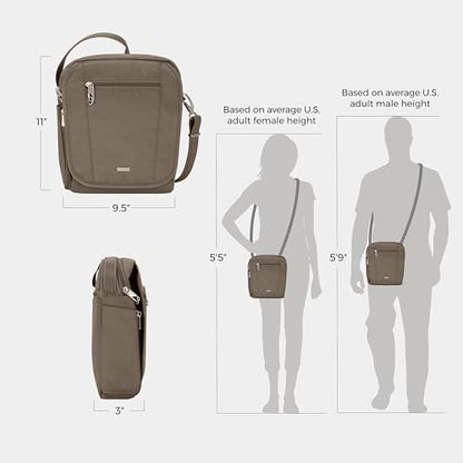 Travelon Anti-Theft Classic Medium Tour Bag - color: Hazelnut