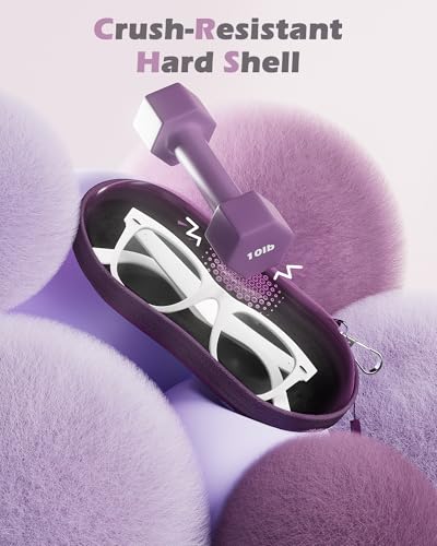 ProCase Sunglasses Case, Hard Shell Glasses Case for Men Women -Plum - color: Plum