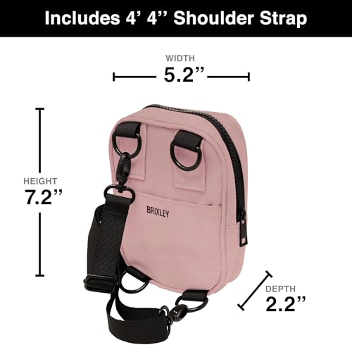 Brixley Crossbody Sling Bag – Travel Purse for Women, 9 Pocket Sling Pack, 5 Multi- Position Wear Fanny Pack for Everyday & Trips (Perry) - color: Perry