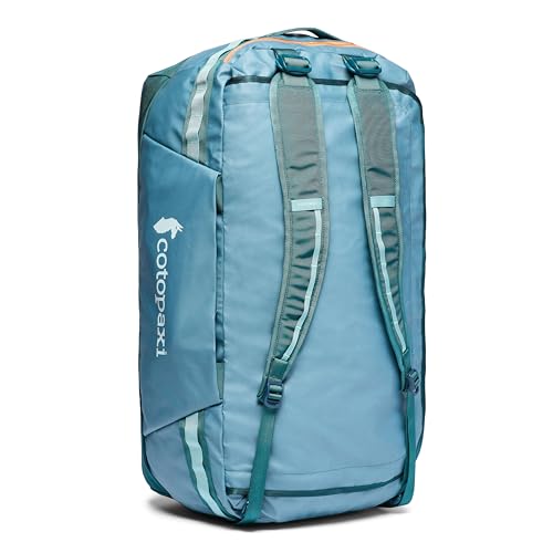 Cotopaxi Allpa 70L Getaway Duffel, Blue Spruce and Abyss - color: Blue Spruce/Abyss