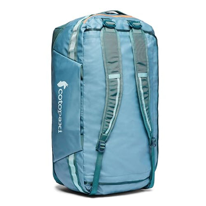 Cotopaxi Allpa 70L Getaway Duffel, Blue Spruce and Abyss - color: Blue Spruce/Abyss