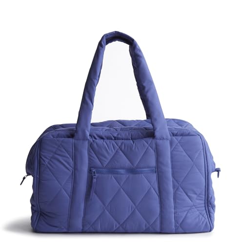 Vera Bradley Women's Featherweight Miramar Weekender, Deep Ultramarine, One Size - color: Deep Ultramarine