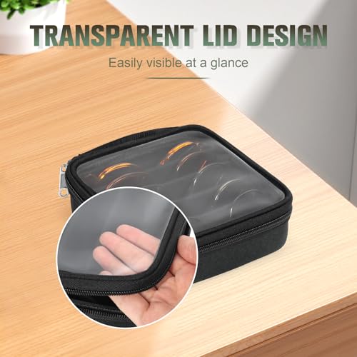 Sunglasses Organizer Case for Multiple Pairs - style: 5 Slots