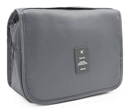 Trawila Travel Hanging Toiletry Bag Cosmetic Bag Makeup Organizers for Men & Women with Sturdy Hook (Gray 2) - color: Gray 2