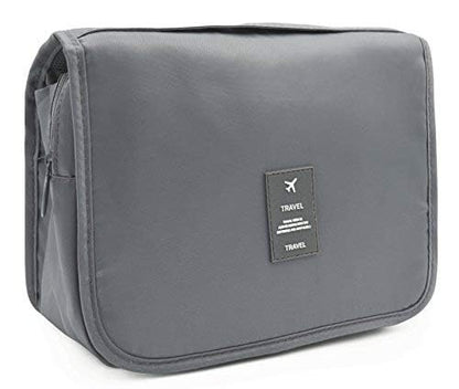 Trawila Travel Hanging Toiletry Bag Cosmetic Bag Makeup Organizers for Men & Women with Sturdy Hook (Gray 2) - color: Gray 2