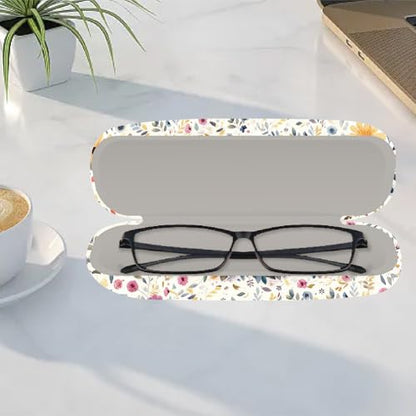 CREATCABIN Cute Eyeglasses Case Hard Shell PU Leather Glasses Case Portable Sunglasses Holder Spectacle Storage Protective Co - style: Owl