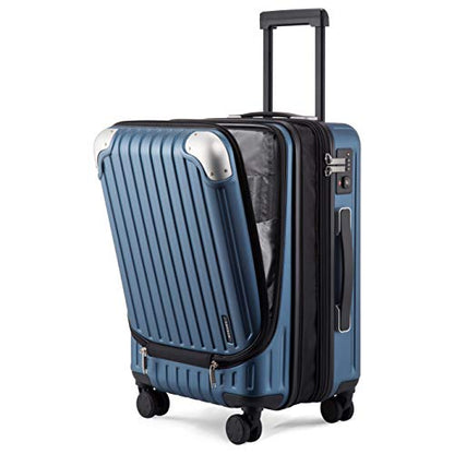 LEVEL8 Grace 수하물, 블루., 질감 - color: 블루., size: 20 Inch - EXT