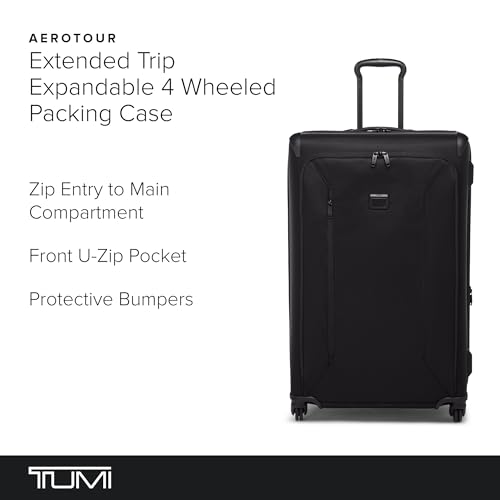 TUMI Aerotour X-Large Front Pocket Expandable Checked, 31", Black - color: Black, size: 31" Extended Trip Expandable Packing Case