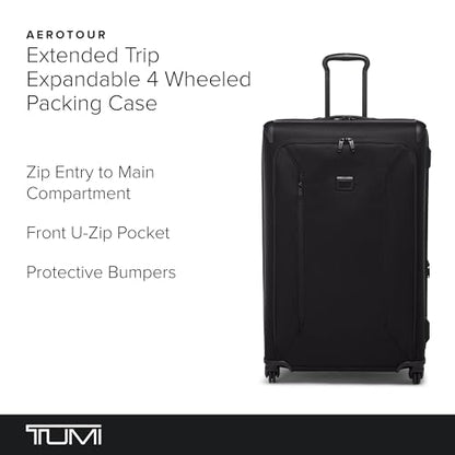 TUMI Aerotour X-Large Front Pocket Expandable Checked, 31", Black - color: Black, size: 31" Extended Trip Expandable Packing Case