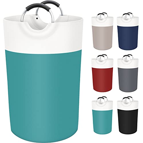BlissTotes 115L Laundry Basket, Freestanding Collapsible Hamper, Green - color: Green, size: 115L