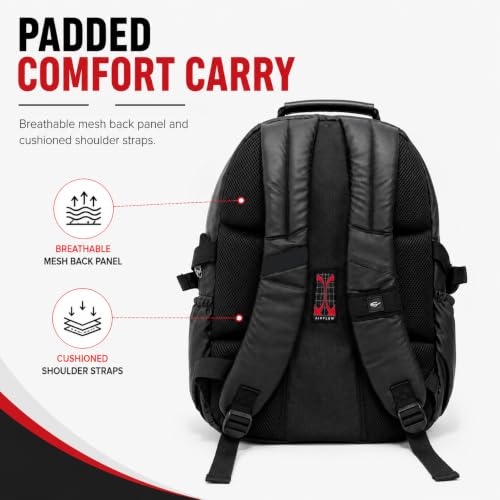 star cloud Laptop Backpack for Men, Business Travel Backpack with Organized Front Pocket, Roomy Main Compartment, Elastic Bottle Pocket, Work Commute Backpack for Office, Travel and Daily Use