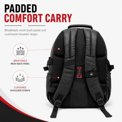star cloud Laptop Backpack for Men, Business Travel Backpack with Organized Front Pocket, Roomy Main Compartment, Elastic Bottle Pocket, Work Commute Backpack for Office, Travel and Daily Use