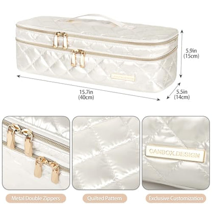 Anti-Drop Travel Case for Dyson Airwrap & Shark FlexStyle - color: Cream