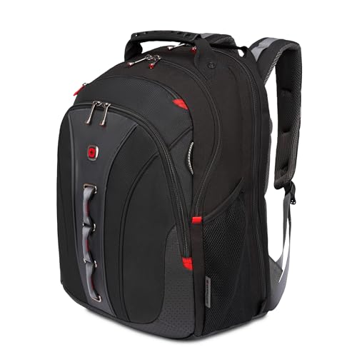 Wenger Legacy 16 inch Laptop Backpack, Men's and Women's Laptop Bag, Black/Gray, One Size - style: Wenger Legacy Laptop Backpack