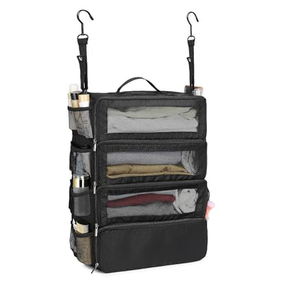 Suitcase Organizer Travel Bags Organizer for Luggage Compression Hanging Packing Cubes for Travel Carry on Closet (Bag Only)
