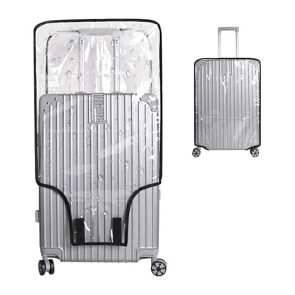 Clear PVC Luggage Cover, Waterproof Suitcase Cover Protector for 20‑30 Inch Travel Suitcase (20") - size: 20"