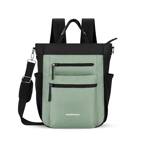 Sherpani Soleil, Anti Theft Convertible Backpack Tote (Green Aloe Mist) - color: Green Aloe Mist