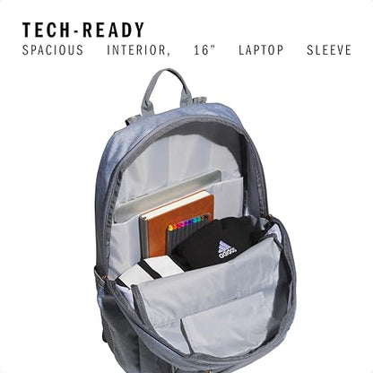 adidas Excel School Backpack 34L - color: Twill Grey/Grey/Rose Gold/7b, size: One Size