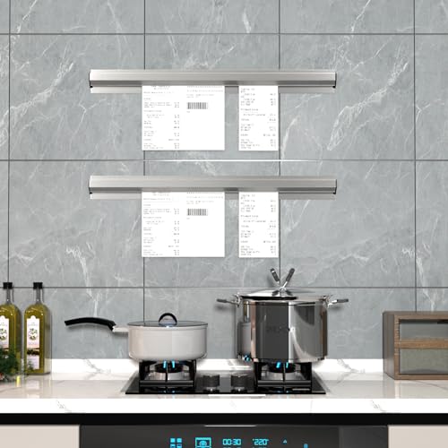 Restaurant Ticket Rack - 24 Inch, 2 Pcs (Check, Order Receipt Holder) for Commercial Kitchen, Cafes, Pubs, Bars - size: 24 Inch