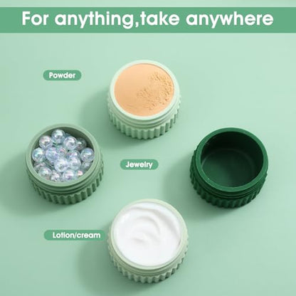 4pcs Silicone Travel Containers,Small Travel Containers For Creams