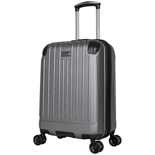 Kenneth Cole Reaction Flying Axis 20" Hardside Expandable 8-Wheel Spinner Carry-On Suitcase, Silver - color: Silver, size: 20-Inch Carry On