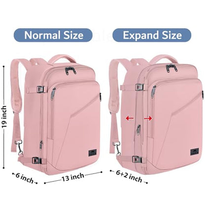 MATEIN Womens Travel Backpack, Extra Large Carryon Backpack for Airplane - color: Pink, size: X-Large