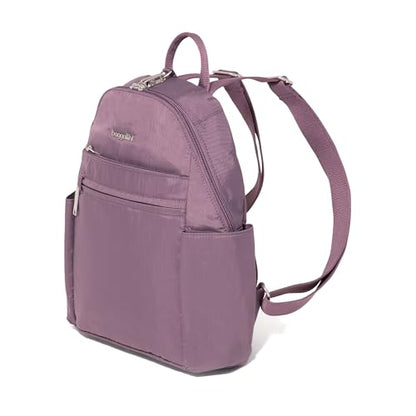 Baggallini Securtex Anti-Theft Vacation Backpack - color: Misty Purple