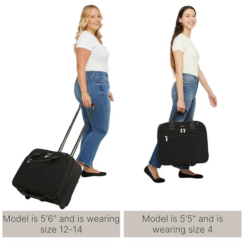 Baggallini Women's 2 Wheel Tote - color: French Navy
