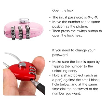 4 Pcs Heart Padlock Small Heart Lock with Key for Jewelry Box Diary Book