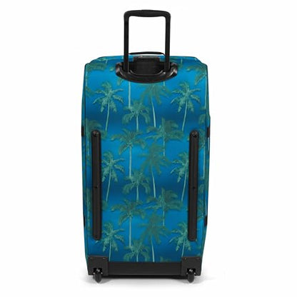 EASTPAK 78L Tranverz M – Medium Softside Checked Luggage, Brize Tree Navy - color: Brize Tree Navy, size: 78 Liter Checked Bag