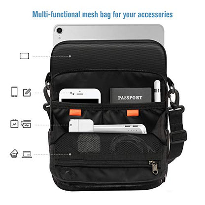 Fintie 11 inch Tablet Sleeve Case, Briefcase Shoulder Bag - color: Black