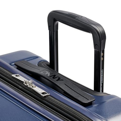 DKNY On the Go 25" Hardshell Lightweight Expandable Checked Luggage with Spinner Wheels,Navy - color: Navy, size: 25" Checked Luggage