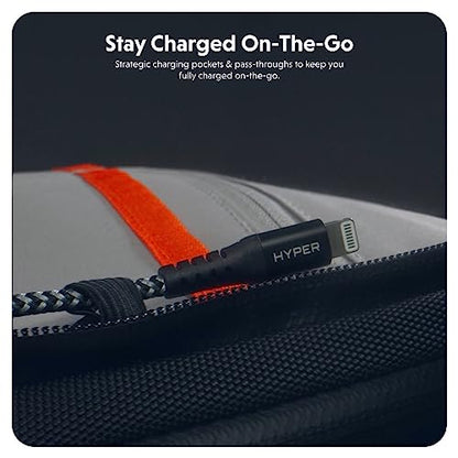 HyperPack Pro 22L Slim Travel Backpack with 'Find My' Compatibility - Fits up to 16” Laptop. Anti Theft w/RFID Protective Pocket. - style: Hyperpack Pro
