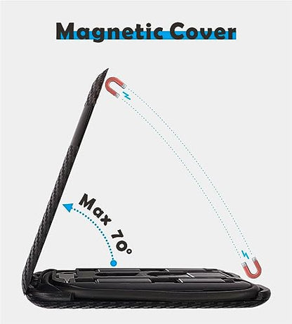USB Type C to C Charging and Data Transfer Cable with 3 Adapters Combination Set in Credit Card Size Case, Black