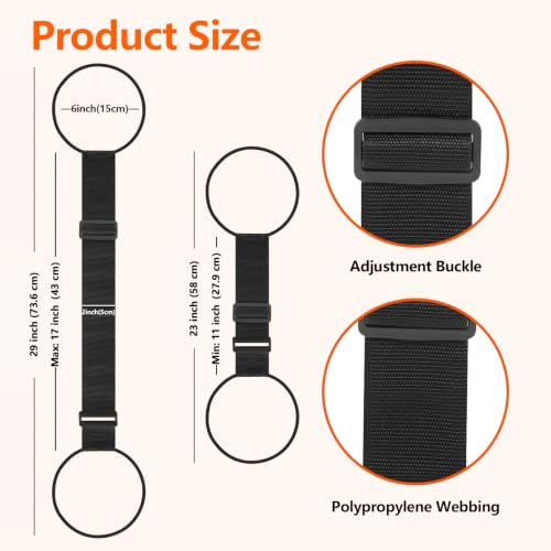 Adjustable Luggage Connector Straps for Suitcases, Add a Bag Elastic Belt - color: Gray
