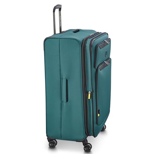 DELSEY PARIS Sky Max 3.0, 28 Inch Checked-Large Luggage, Teal Blue - color: Teal Blue, size: Checked-Large, 28 Inch