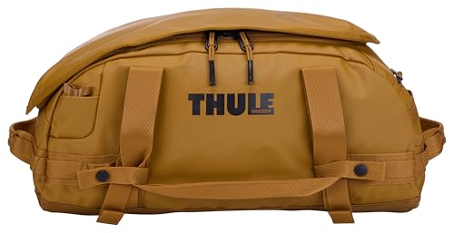 Thule Chasm Duffel bag, Weather-resistant materials, Easy packing, Converts to backpack, Internal pockets, Travel-ready - color: Golden Brown, size: 30L