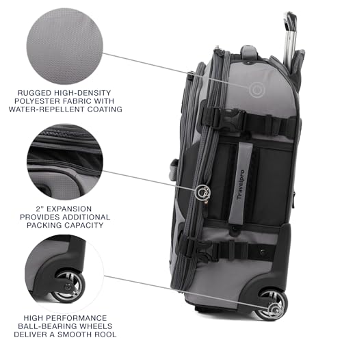 Travelpro Bold Softside Carry-On Luggage & Backpack Set, Grey/Black - color: Grey, size: Small