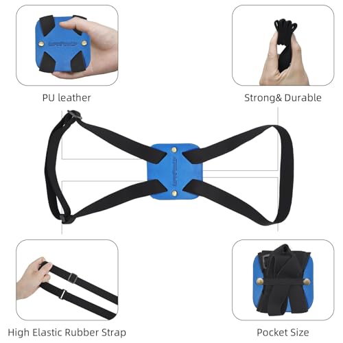 Luggage Straps Bag Bungees, Adjustable TSA-Approved – High Elastic Suitcase Belt for Securing Carry-On (1 Pack Blue) - color: S-Blue