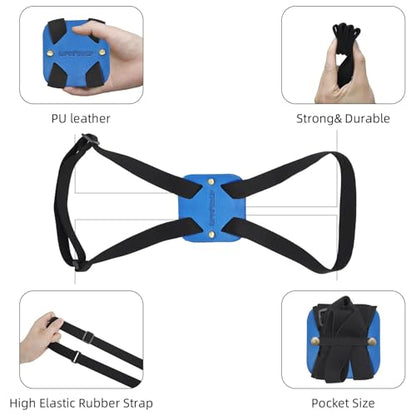Luggage Straps Bag Bungees, Adjustable TSA-Approved – High Elastic Suitcase Belt for Securing Carry-On (1 Pack Blue) - color: S-Blue