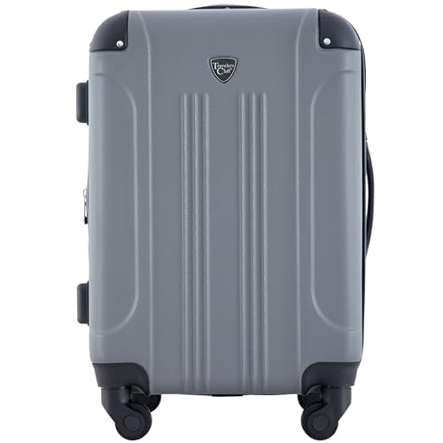 Travelers Club Chicago Hardside Expandable Spinner Luggage, Charcoal, 20"(22in with wheels) Carry-On - color: Charcoal, size: 1-Piece (22" Carry-On)