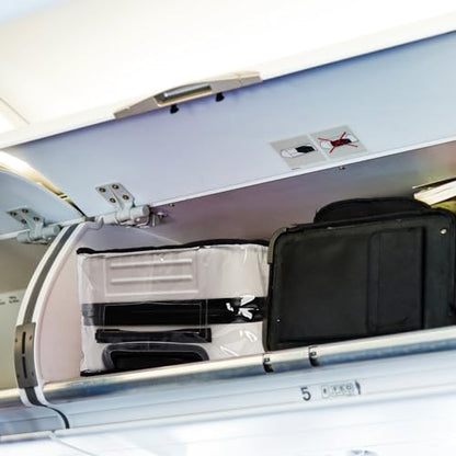 WRINGKIT 3 Pieces Clear Luggage Cover, Fits 20" 24" 28", Waterproof PVC