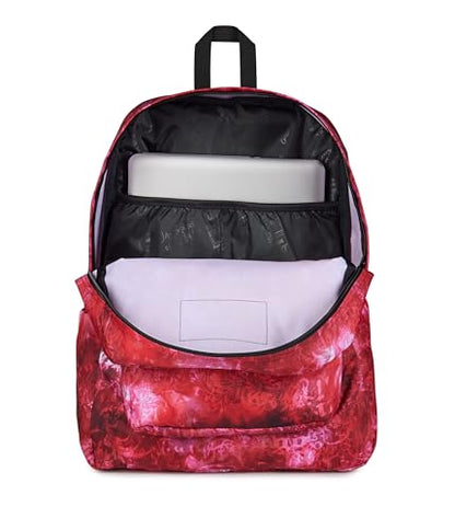 JanSport SuperBreak Plus Backpack - color: Afflicted Dyed Red