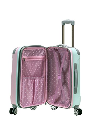 Rockland London Hardside Spinner Wheel Luggage, Carry-On 20", Mint - color: Mint, size: Carry-on 20"