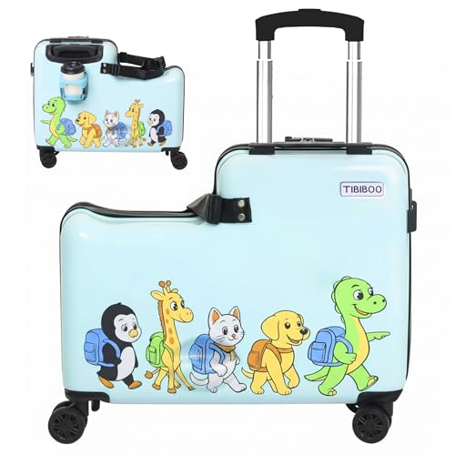 Ride On Suitcase for Kids, 20" Toddler Ride On Luggage, Carry-On
