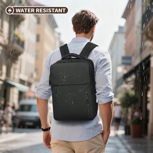 20L Backpack for 15.6 Inch Laptop for Men and Women Black - color: Black
