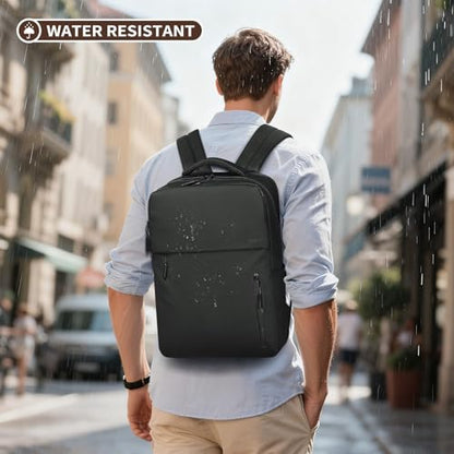 20L Backpack for 15.6 Inch Laptop for Men and Women Black - color: Black