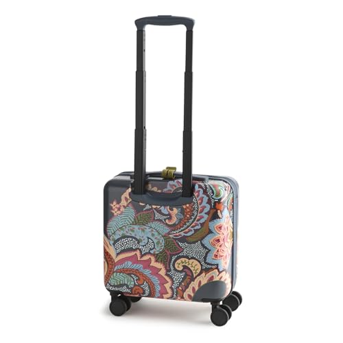 Hardside Luggage Mini Adair Spinner Suitcase, Leaf Me Not Paisley Dark Slate, One Size - color: Leaf Me Not Paisley Dark Slate